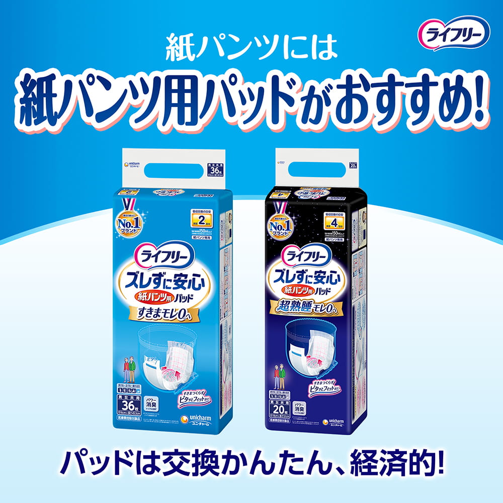 ライフリー うす型軽快パンツ M32枚｜ユニ・チャーム ダイレクト