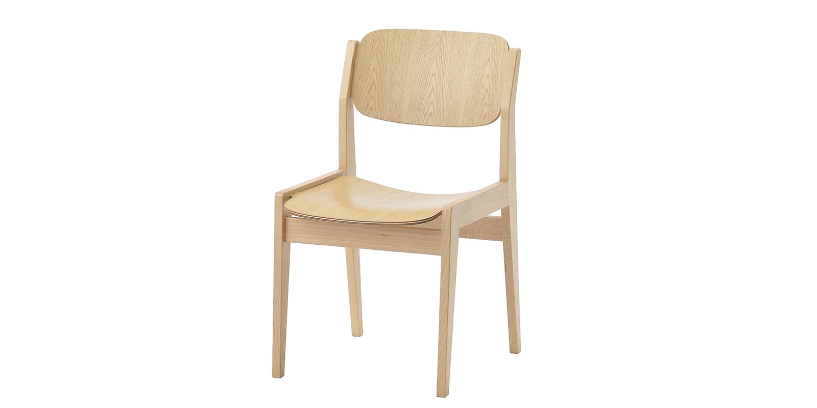 天童木工 水之江ダイニングチェア 張座・サクソニー/ライトブラウン