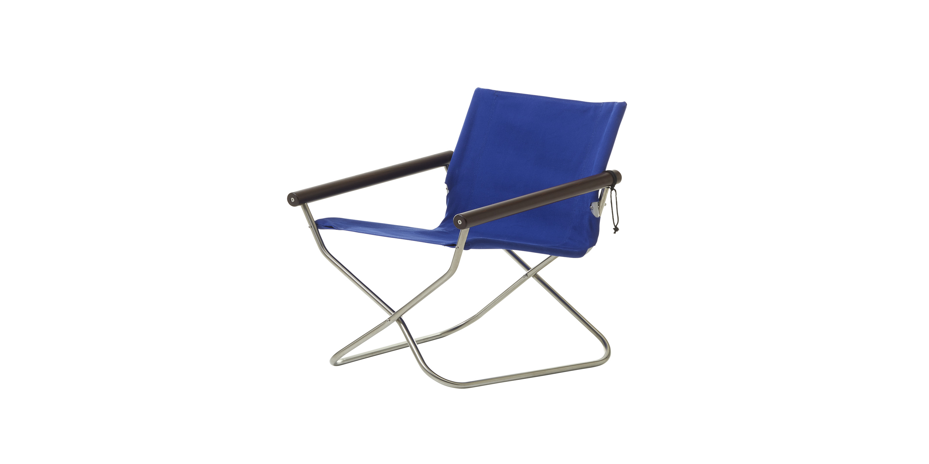 ニーチェアエックス80・ダークブラウン × ブルー | D&DEPARTMENT