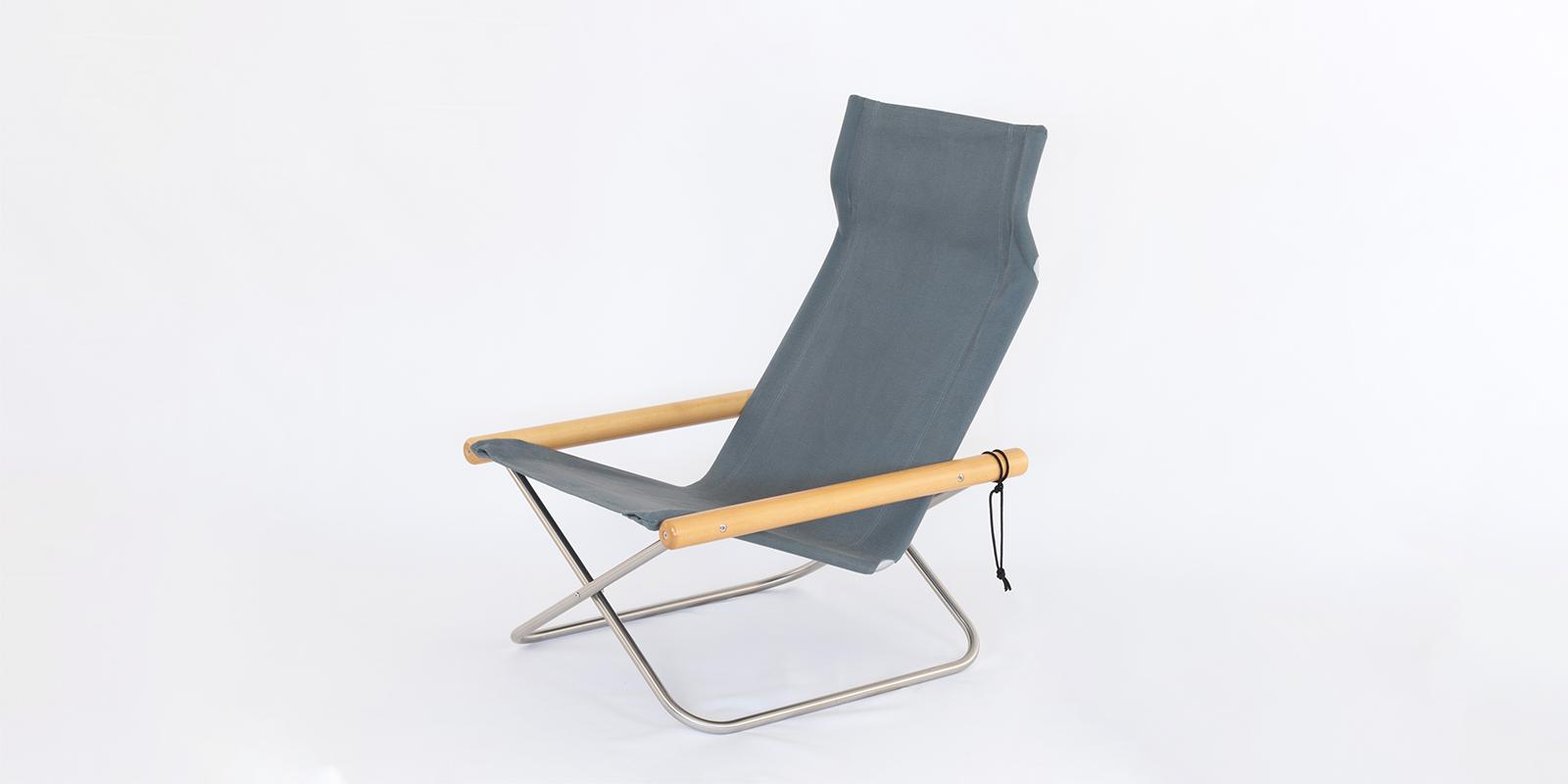 ニーチェアエックス オットマン・ナチュラル × グレー【2月中旬出荷