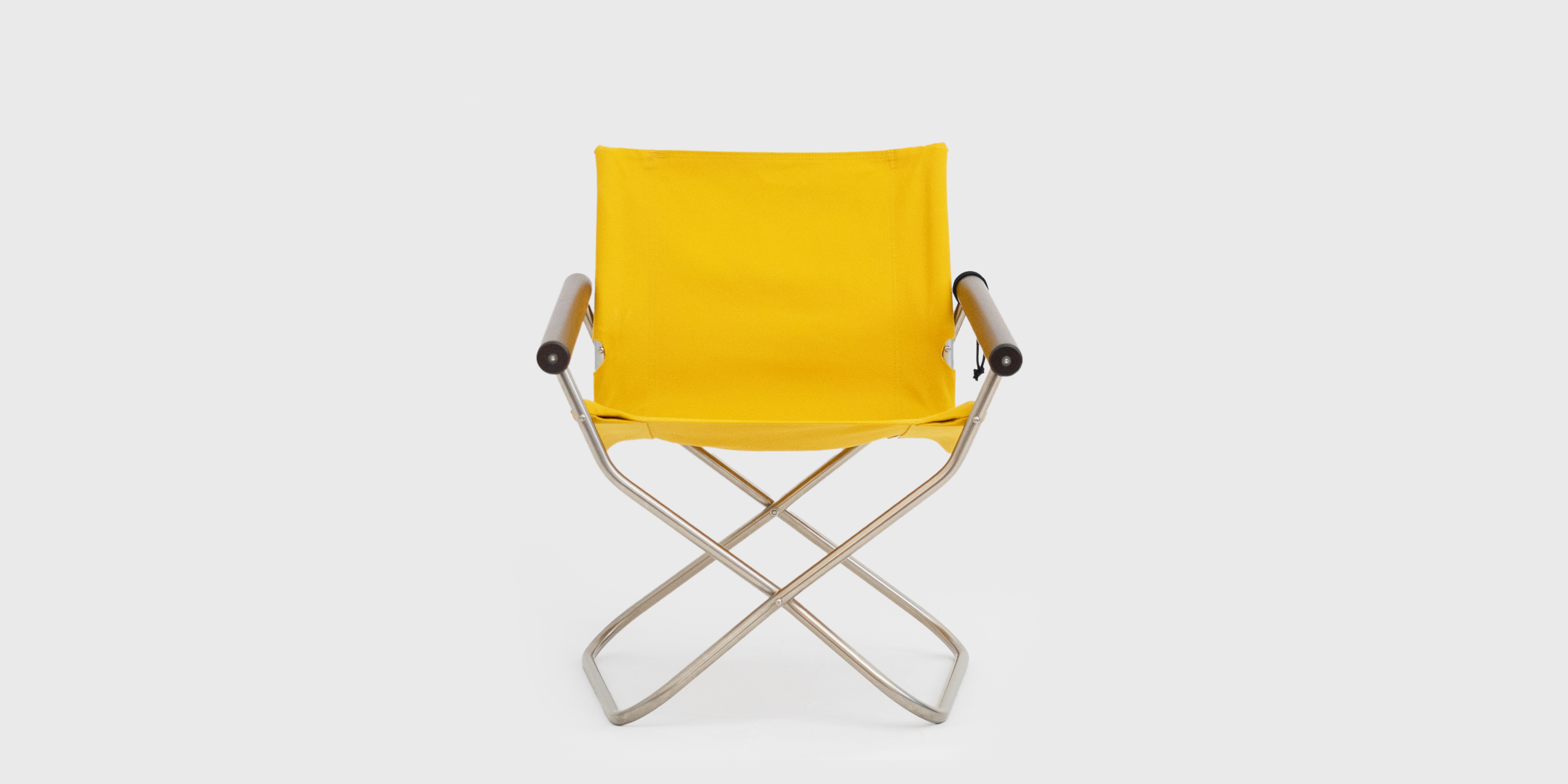 ニーチェアエックス80・ダークブラウン × ヴィンテージイエロー