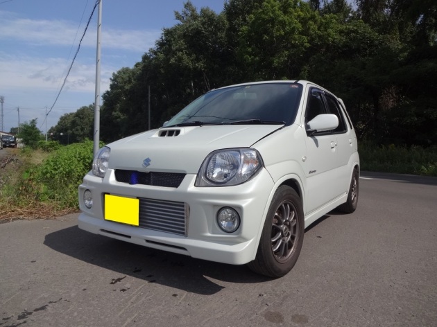 kei ワークス HN22S 前置きインタークーラー取付 完成 (*^｡^*)｜車の