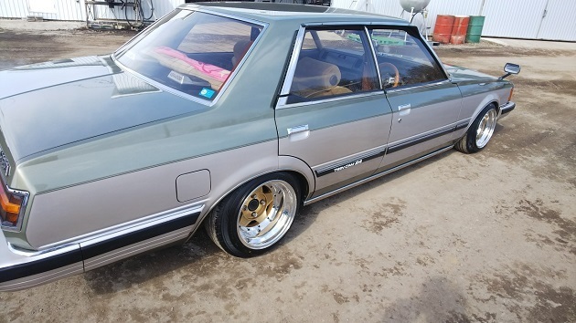 リム交換リバレルのフォーカスレーシング GX61クレスタへ装着画像