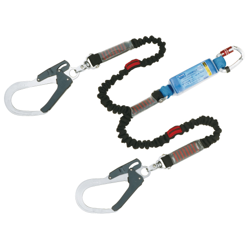 MAT-NV293-130 フルハーネス用ツインランヤード ノビロン【130kg