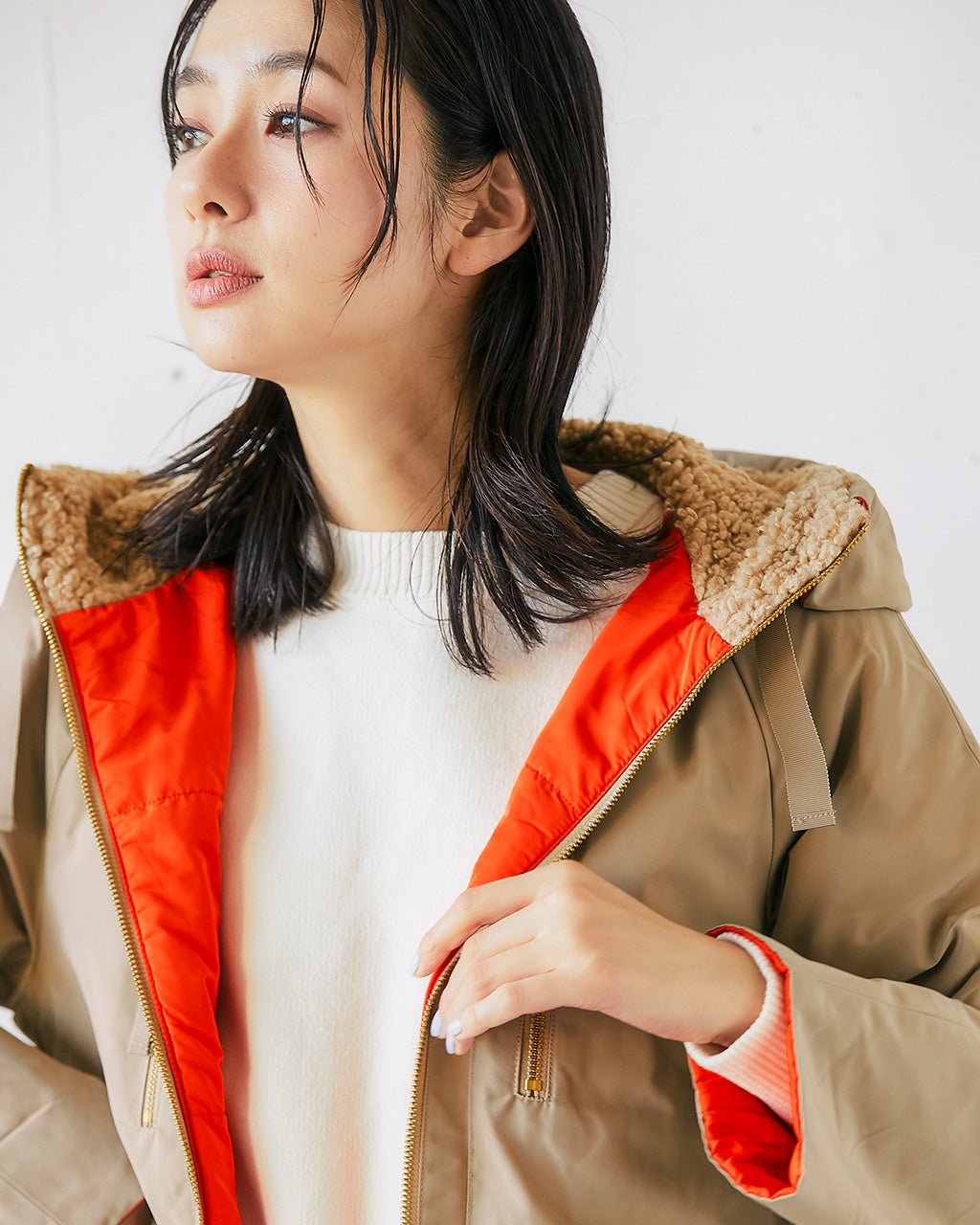 マジカルサーモ・ボアフードコート/DoCLASSE