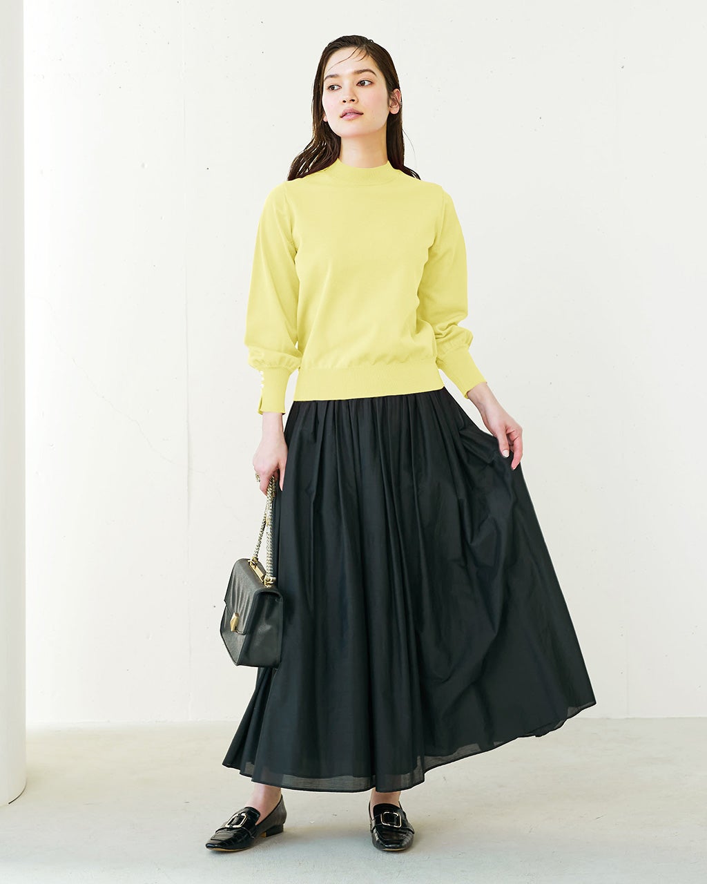 ハイゲージニット・ハイネックプルオーバー/DoCLASSE