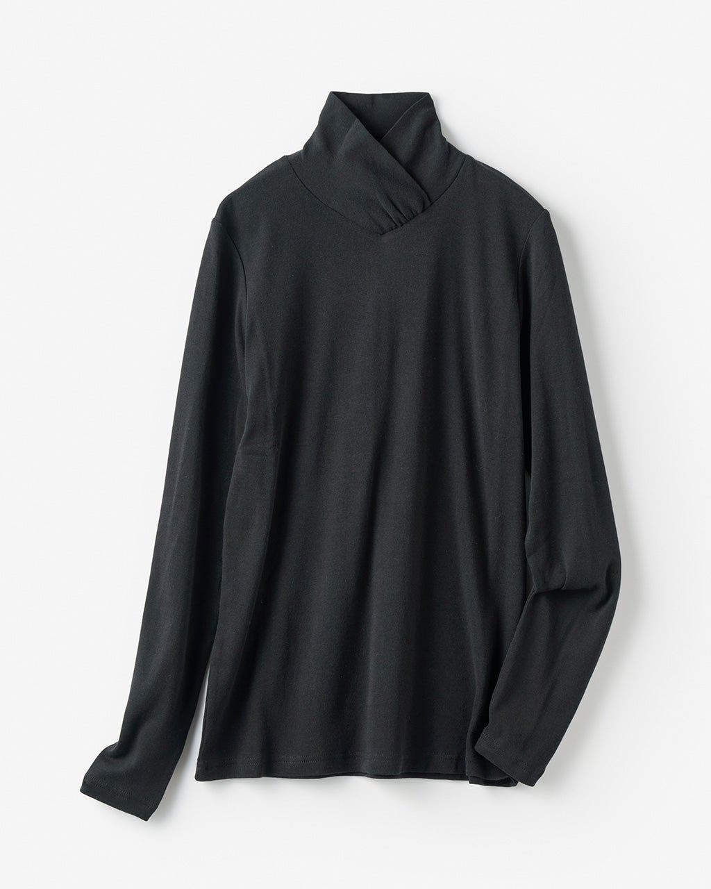 コットンガーゼ・クロスハイネック/DoCLASSE