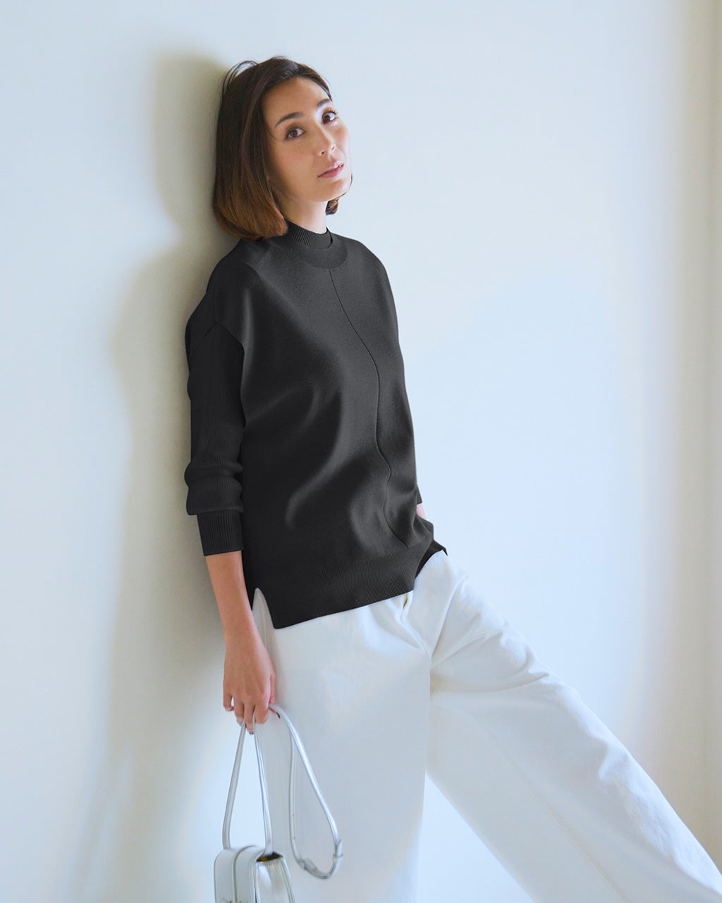 総針ベスト＆ハイネック・レイヤードセット/DoCLASSE