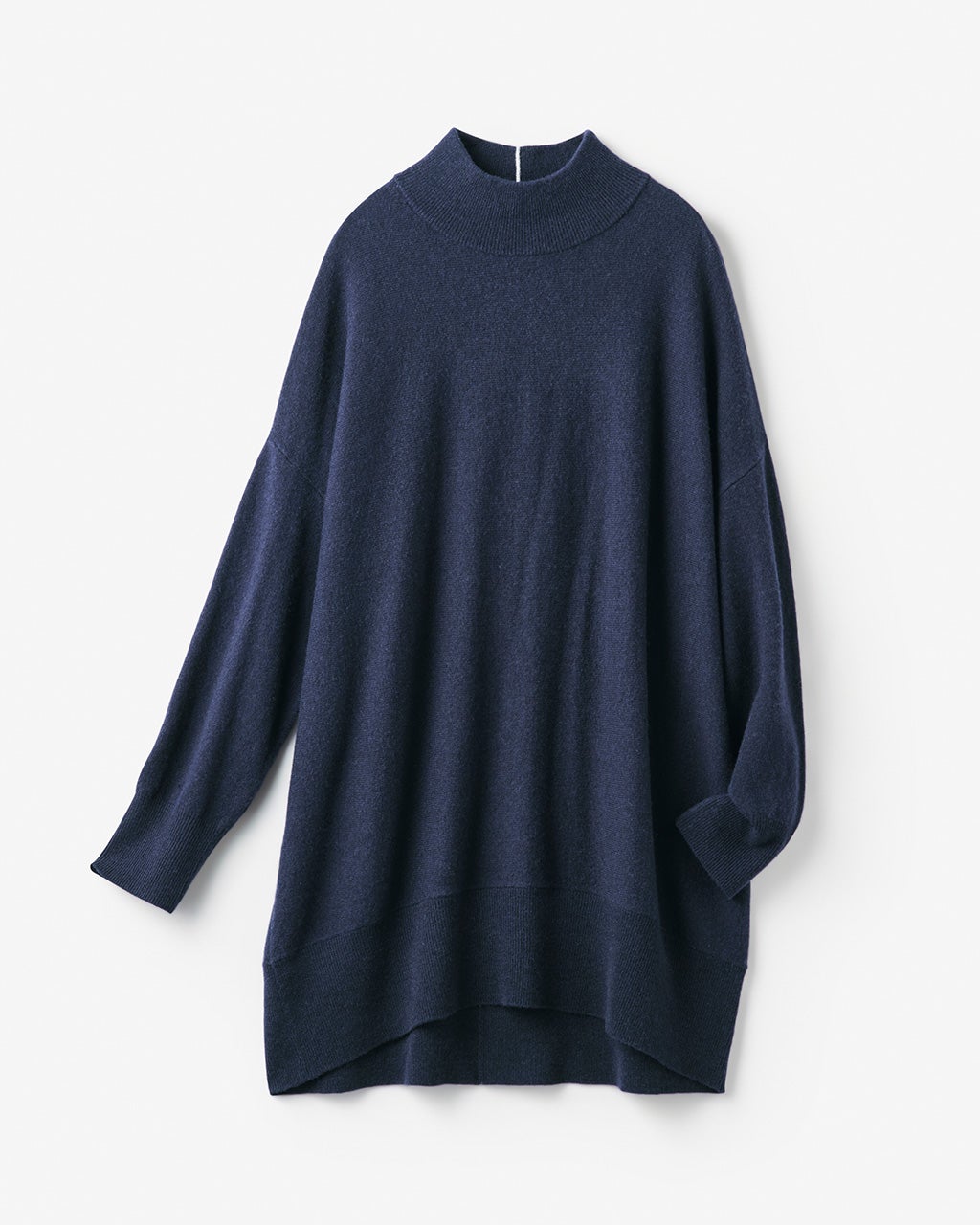 ウールカシミヤ・ハイネックチュニック/DoCLASSE