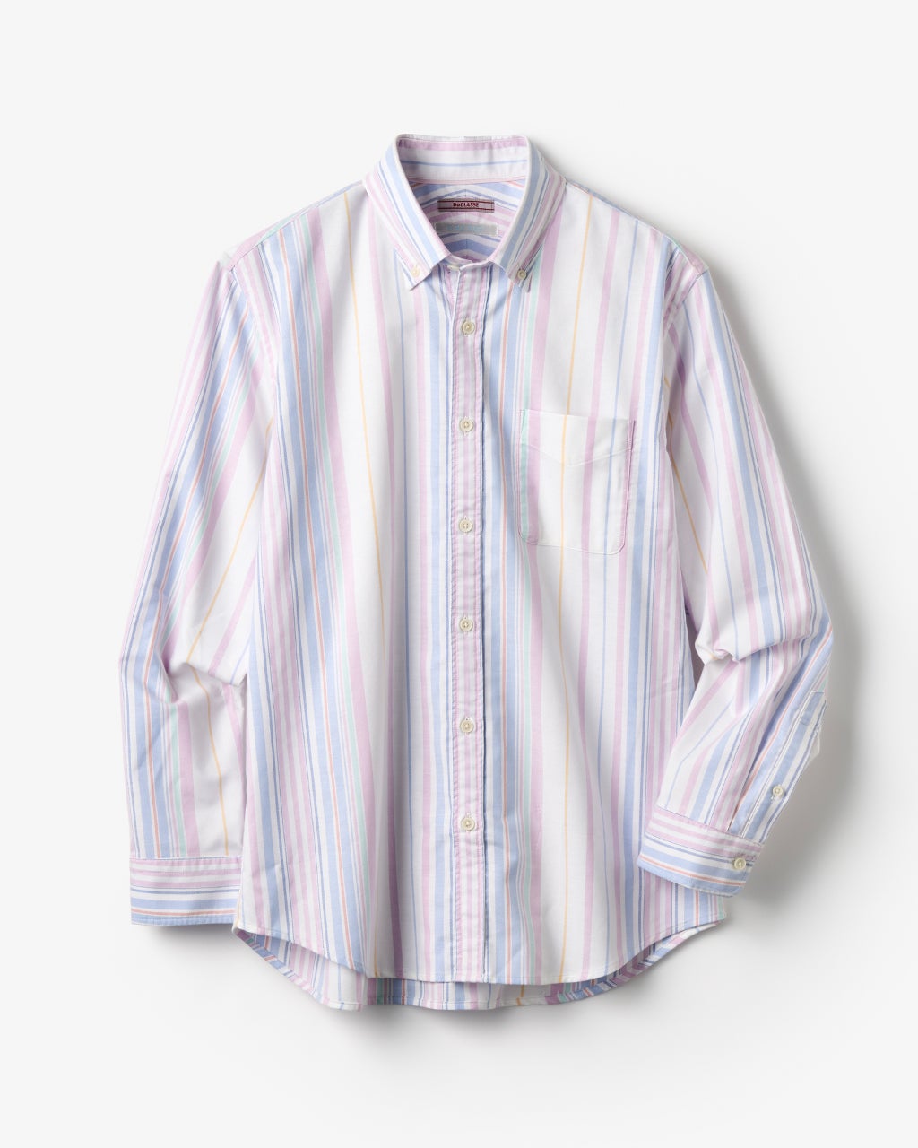 ピュアファイン・先染めオックスシャツ 長袖/DoCLASSE
