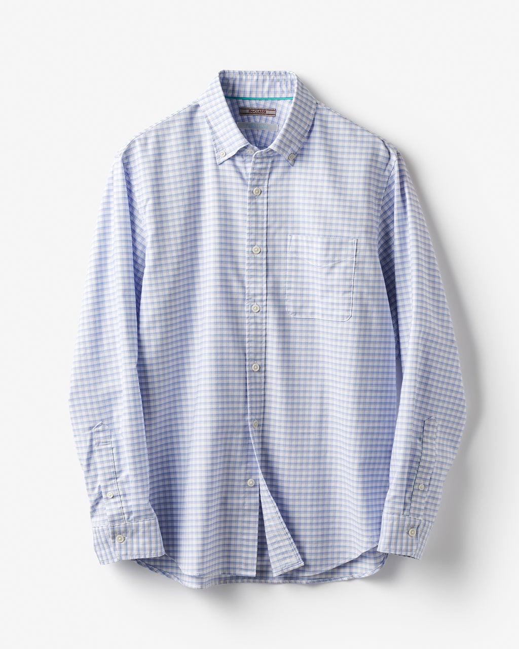 ピュアファイン・先染めオックスシャツ 長袖/DoCLASSE