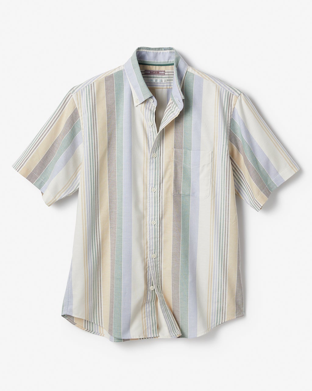 ピュアファイン・先染めオックスシャツ 半袖/DoCLASSE