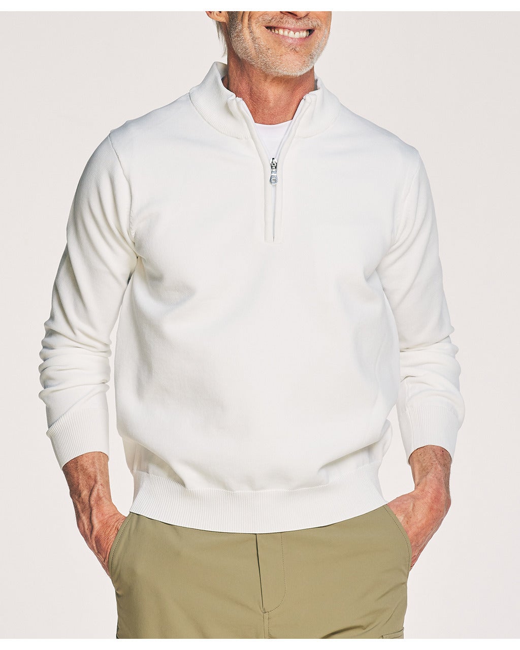 エアーライトニット・ハーフジップ/DoCLASSE