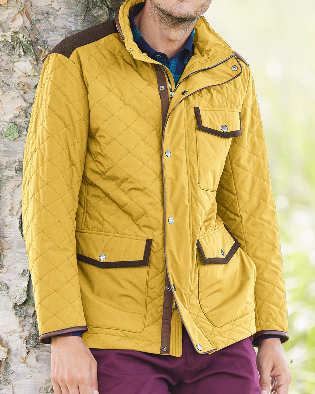 サーモライトキルト・スタンドカラージャケット/DoCLASSE