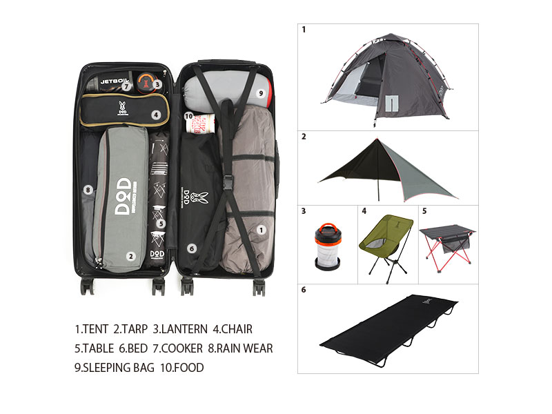 販売終了】キャンパーノ・コロコーロ（カーキ） CC1-514 - DOD