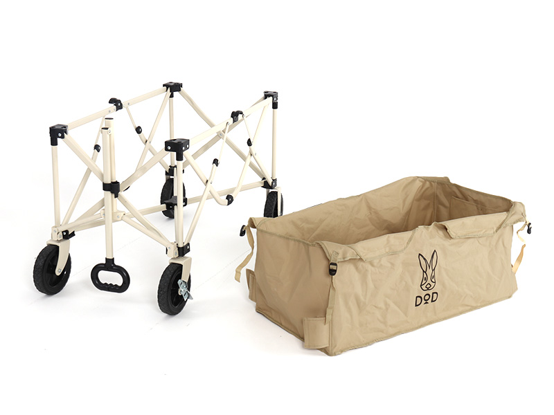フォールディングキャリーワゴン（ベージュ） C2-46T - DOD
