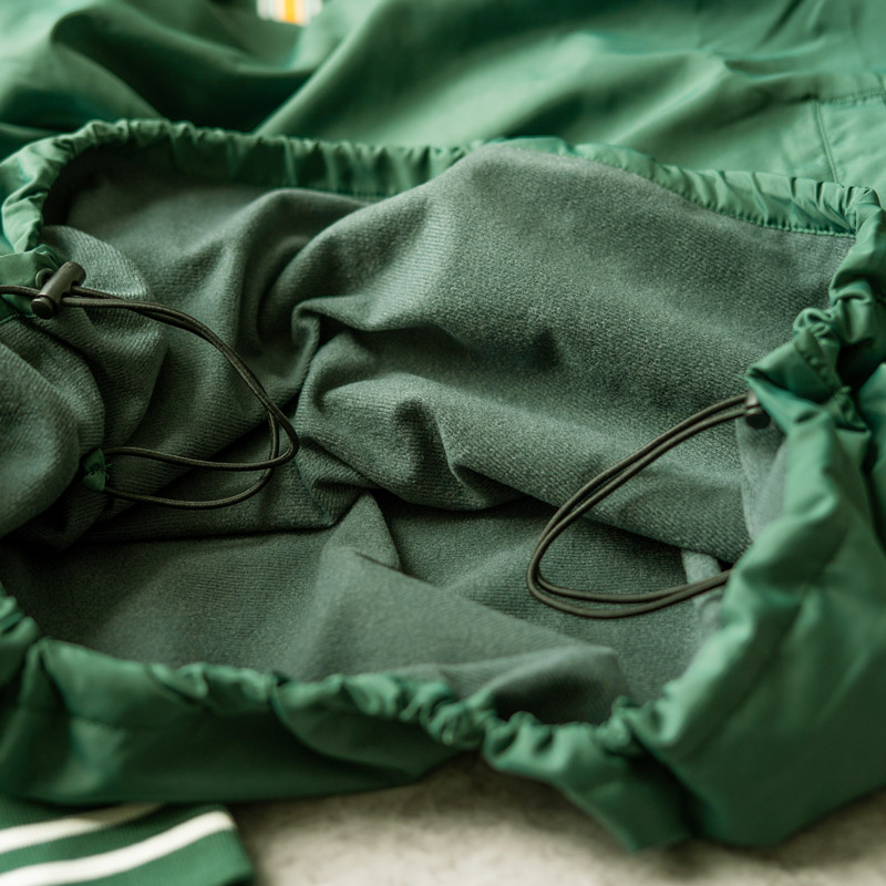 キャンパーノ・シャカシャカ（グレージュ/グリーン/ブラック）JK211-BG