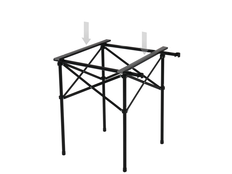 DOD(ディーオーディー) クッキングキング 耐熱メッシュ 収納棚付き