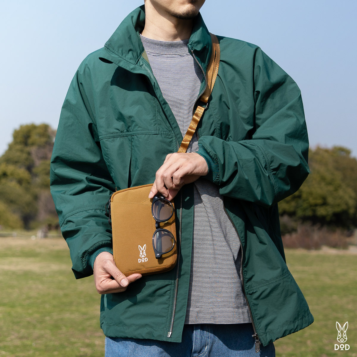 グラサコ（ブラック/キャメル/ブルー/カーキ） BA030-BK/CA/BL/KH