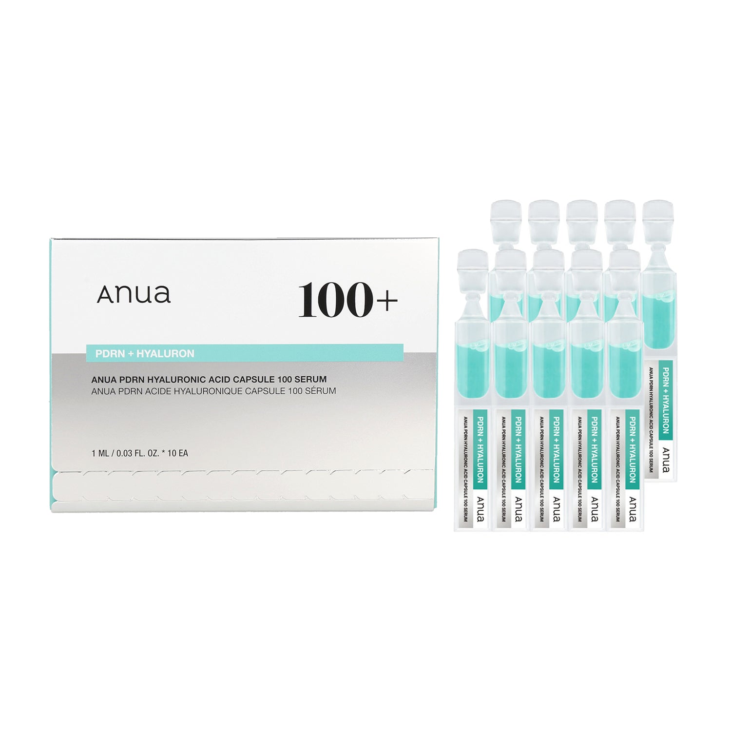 Anua PDRN Hyaluronic Acid Capsule 100 Serum 5ml x 2 Set | DODO