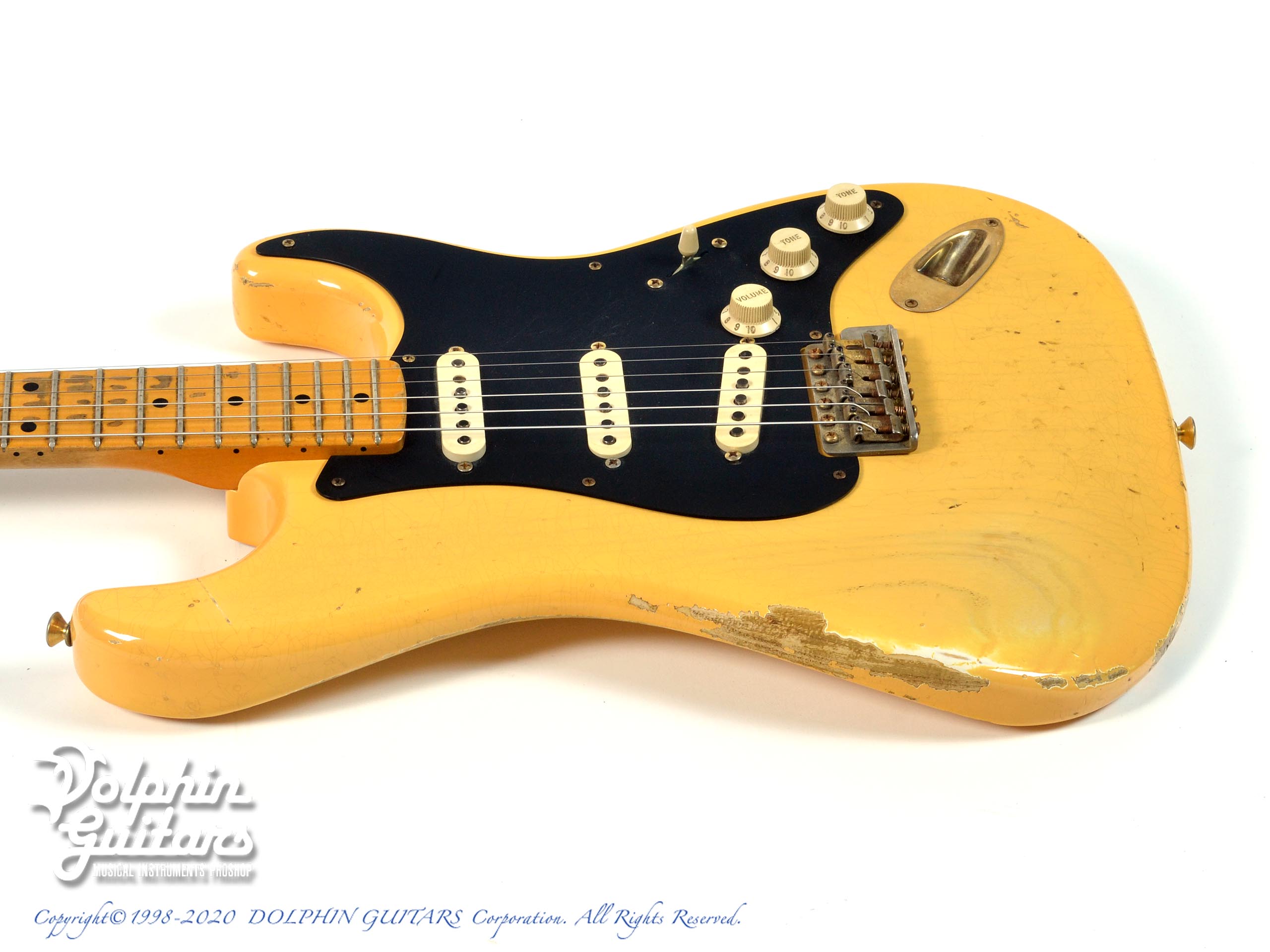 FENDER USA '57 Stratocaster Relic (Nocaster Blonde)|ドルフィンギターズ