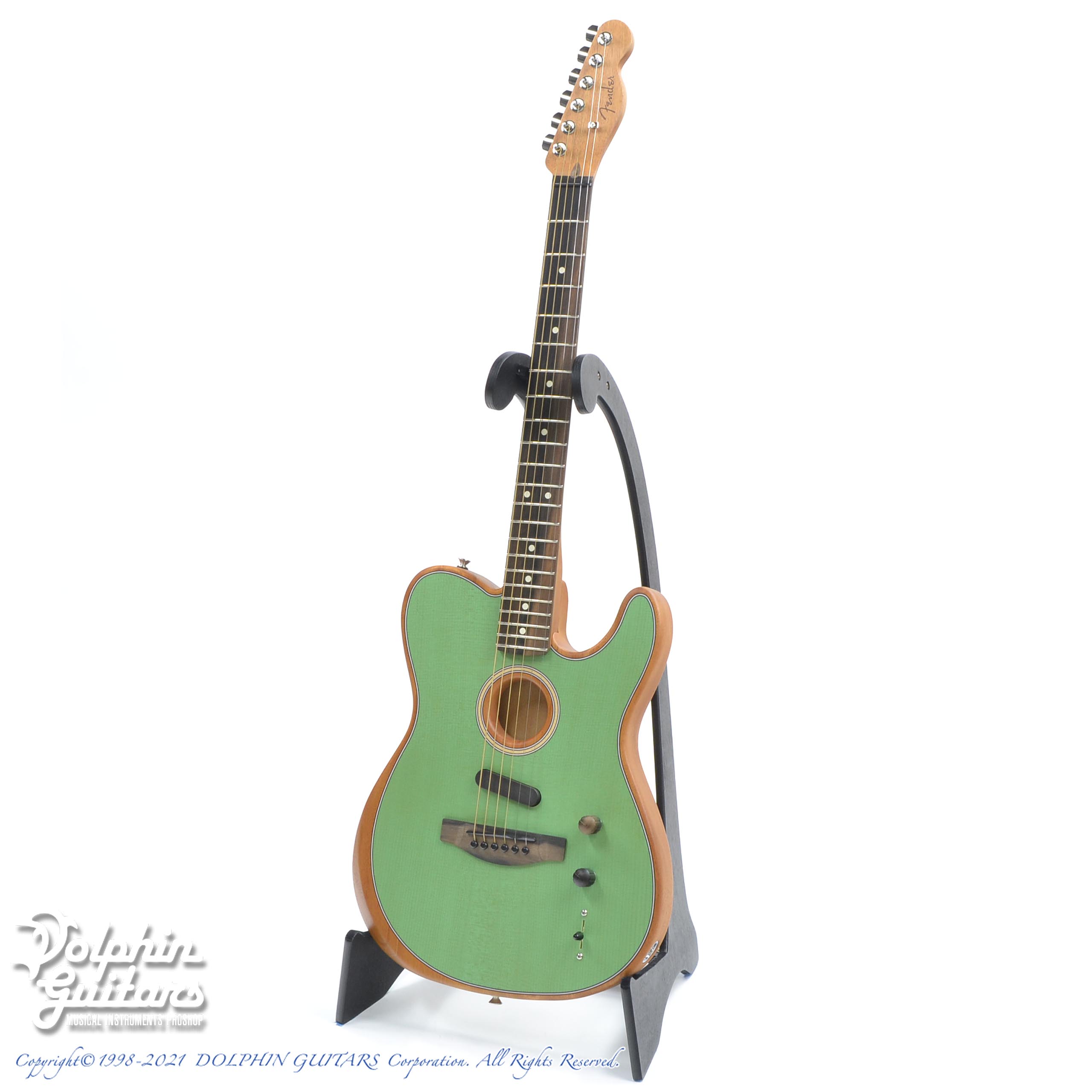 FENDER USA American Acoustasonic Telecaster (Surf Green