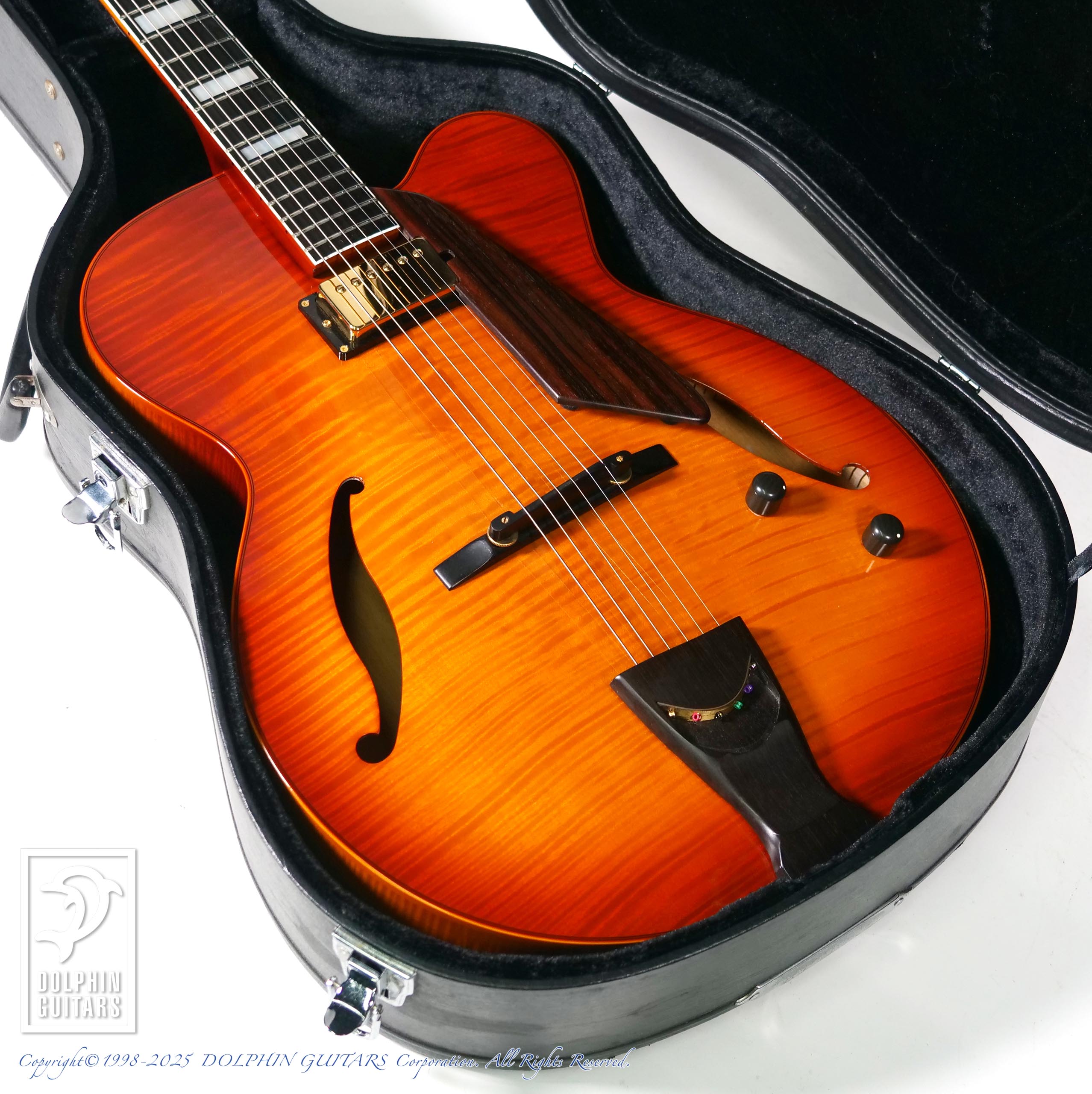 D'AQUISTO DQ-JZ Jazz Line (Violin Burst)|ドルフィンギターズ