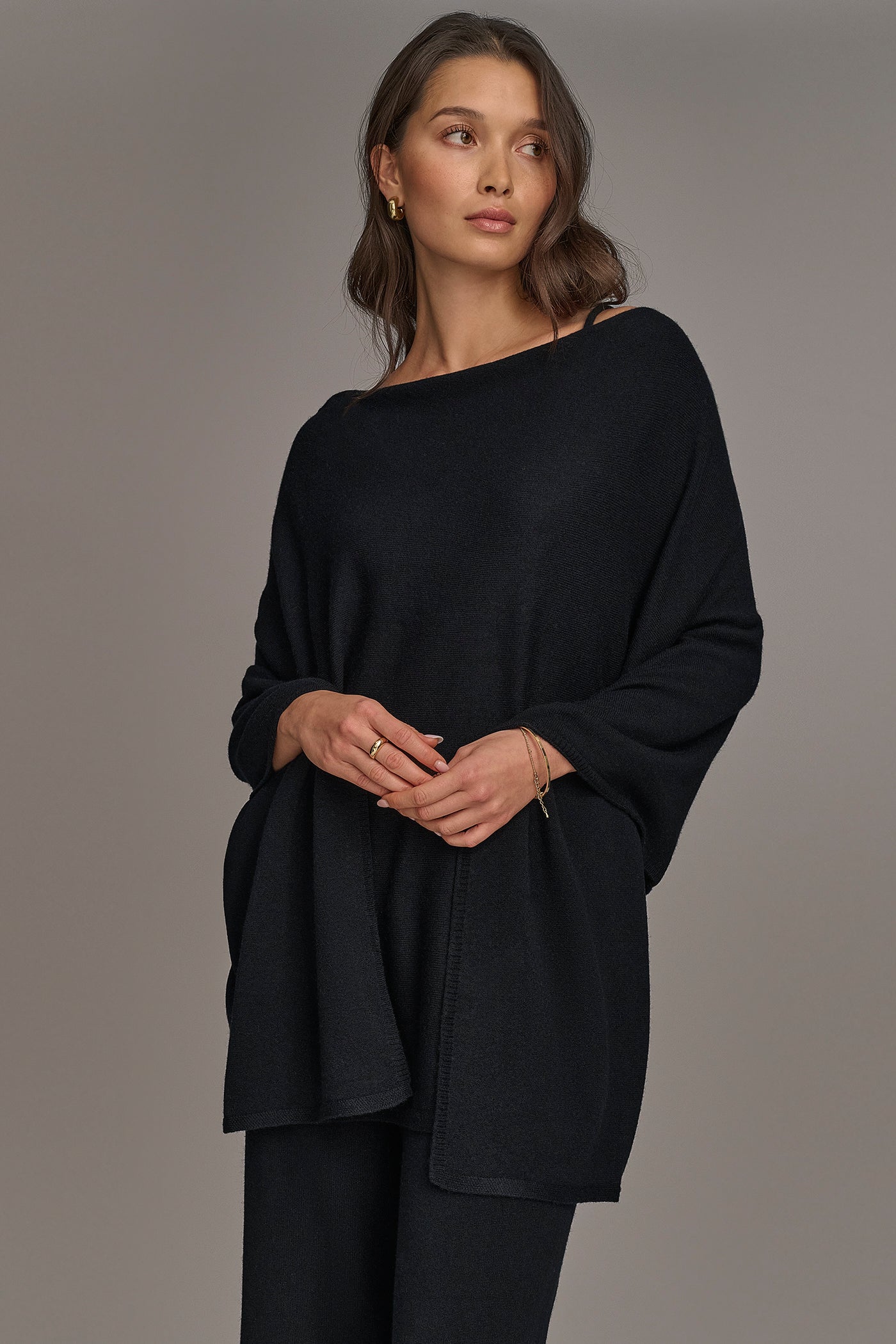 Cashmere Poncho | Donna Karan