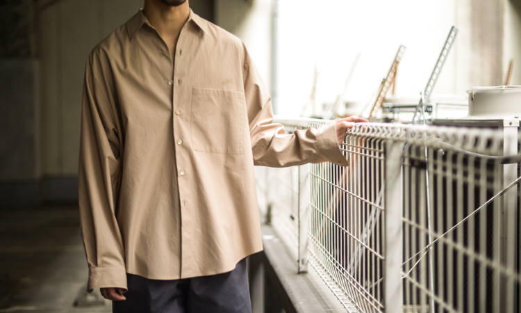 Vol.3983【AURALEE : WASHED FINX TWILL BIG SHIRTS】｜AUBERGE