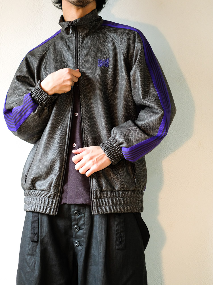 Vol.4179【Needles：Track Jacket – Synthetic Leather / Python
