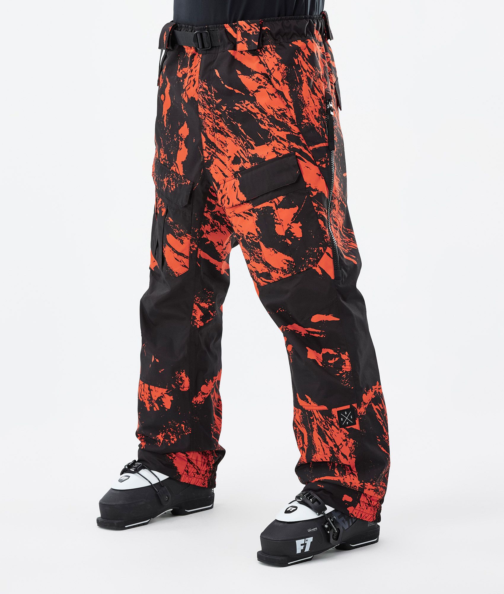 Dope Antek 22 Ski Pants Men Paint Orange | Dopesnow CA