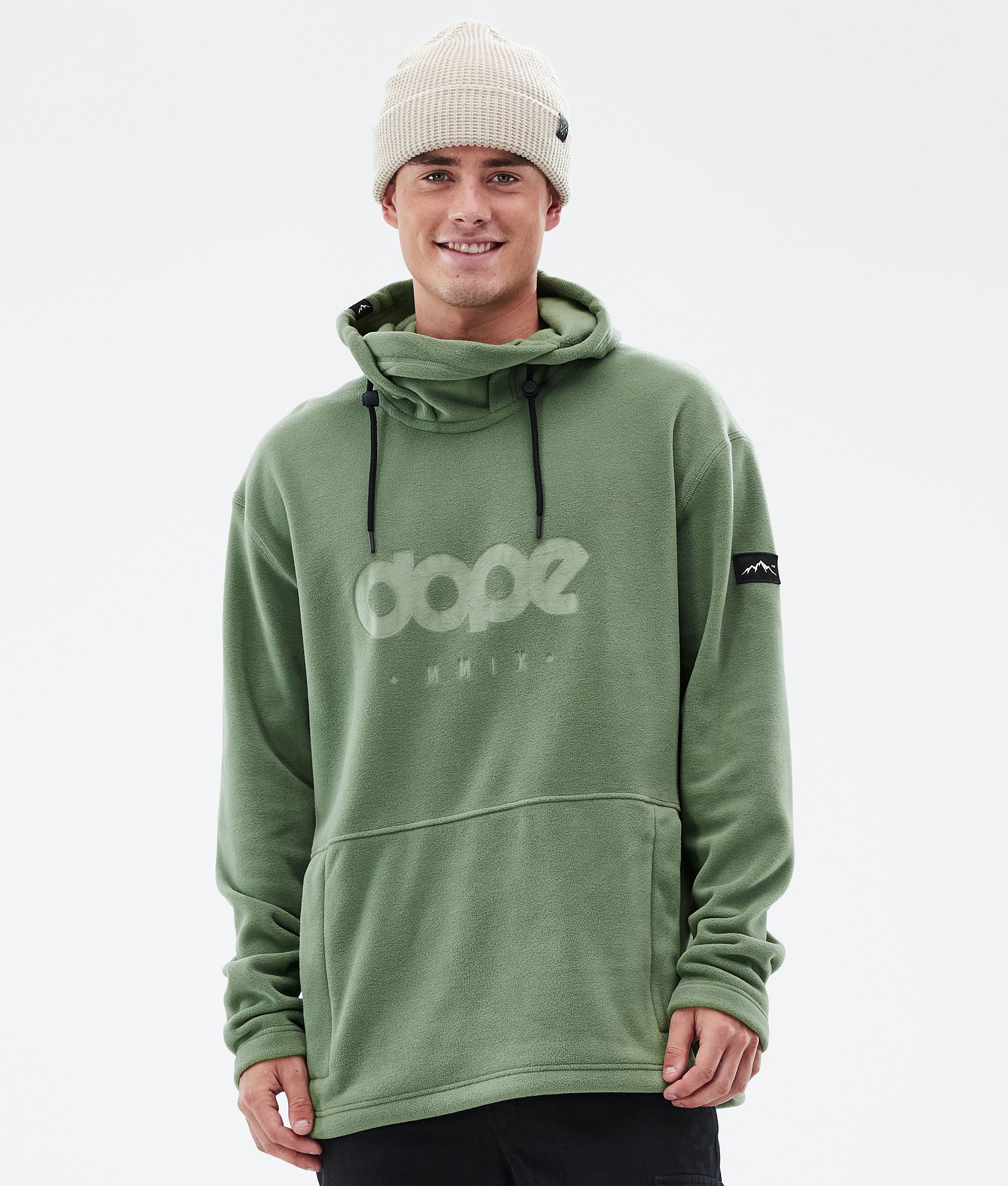 Dope Cozy II フリースパーカー メンズ Moss Green - グリーン