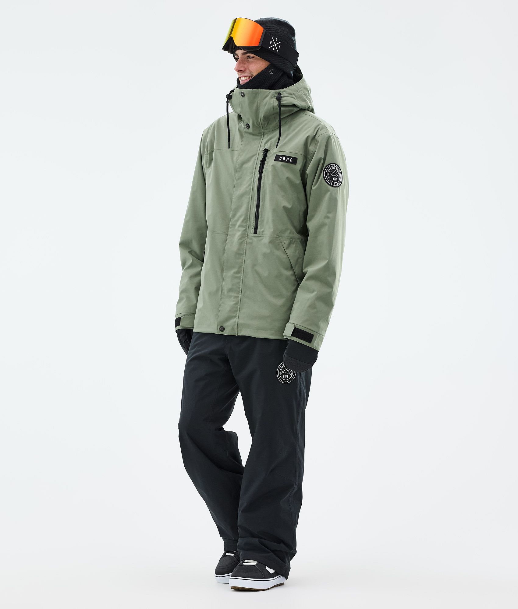 Dope Blizzard Full Zip スノーボードジャケット メンズ Moss Green