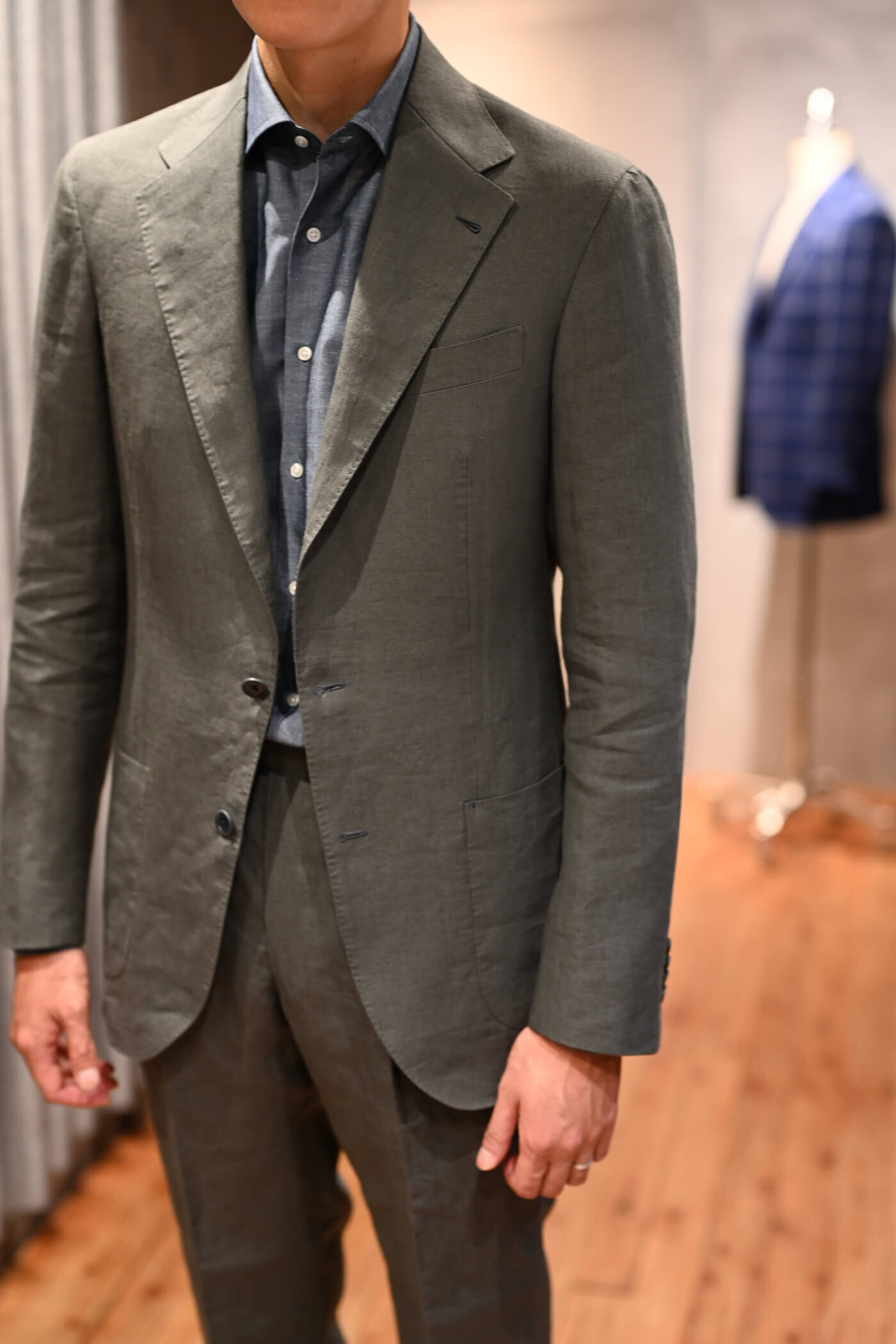 新春オーダーフェアで仕立てさせていただいた