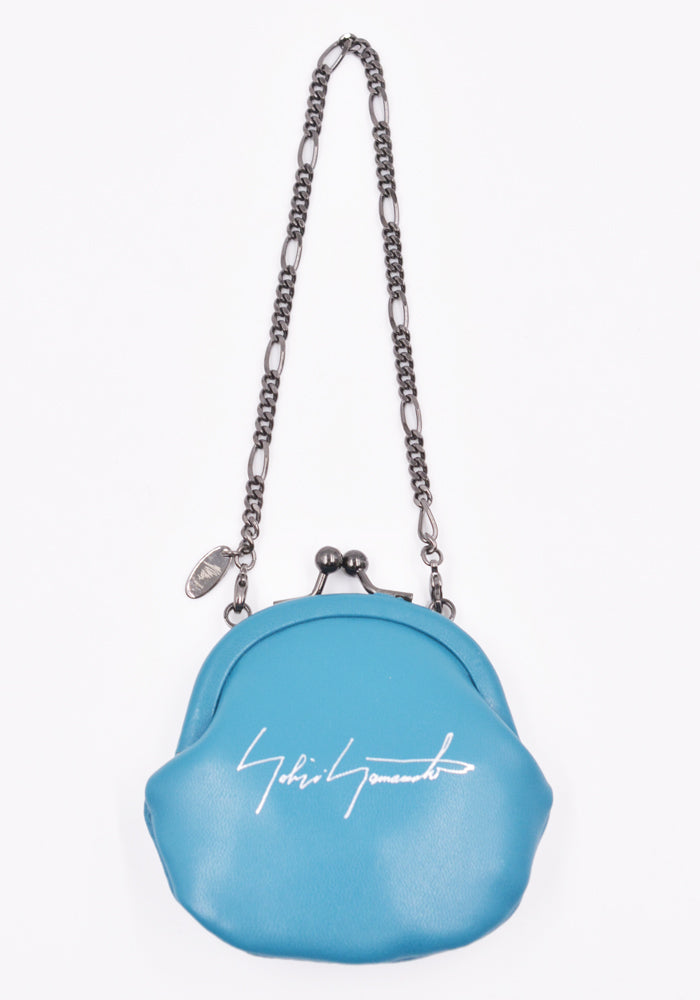 YOHJI YAMAMOTO DISCORD COIN NECKLACE SHEEP SKIN BLUE | 50%OFF SALE