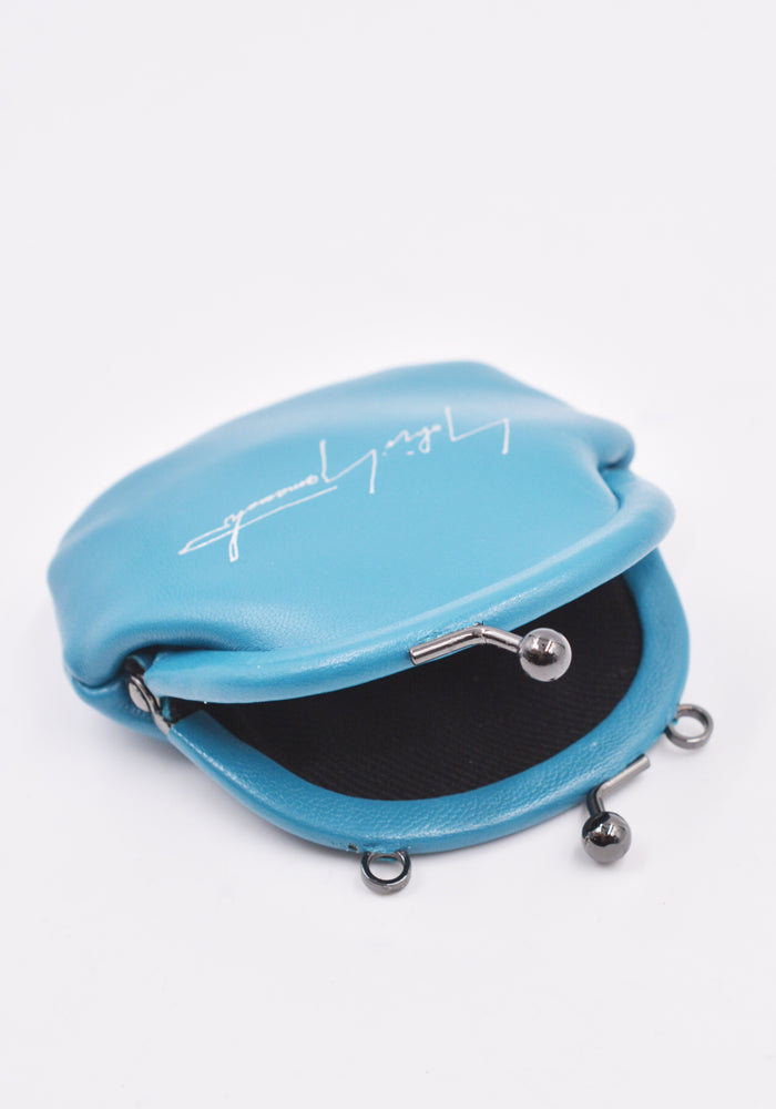 YOHJI YAMAMOTO DISCORD COIN NECKLACE SHEEP SKIN BLUE | 50%OFF SALE