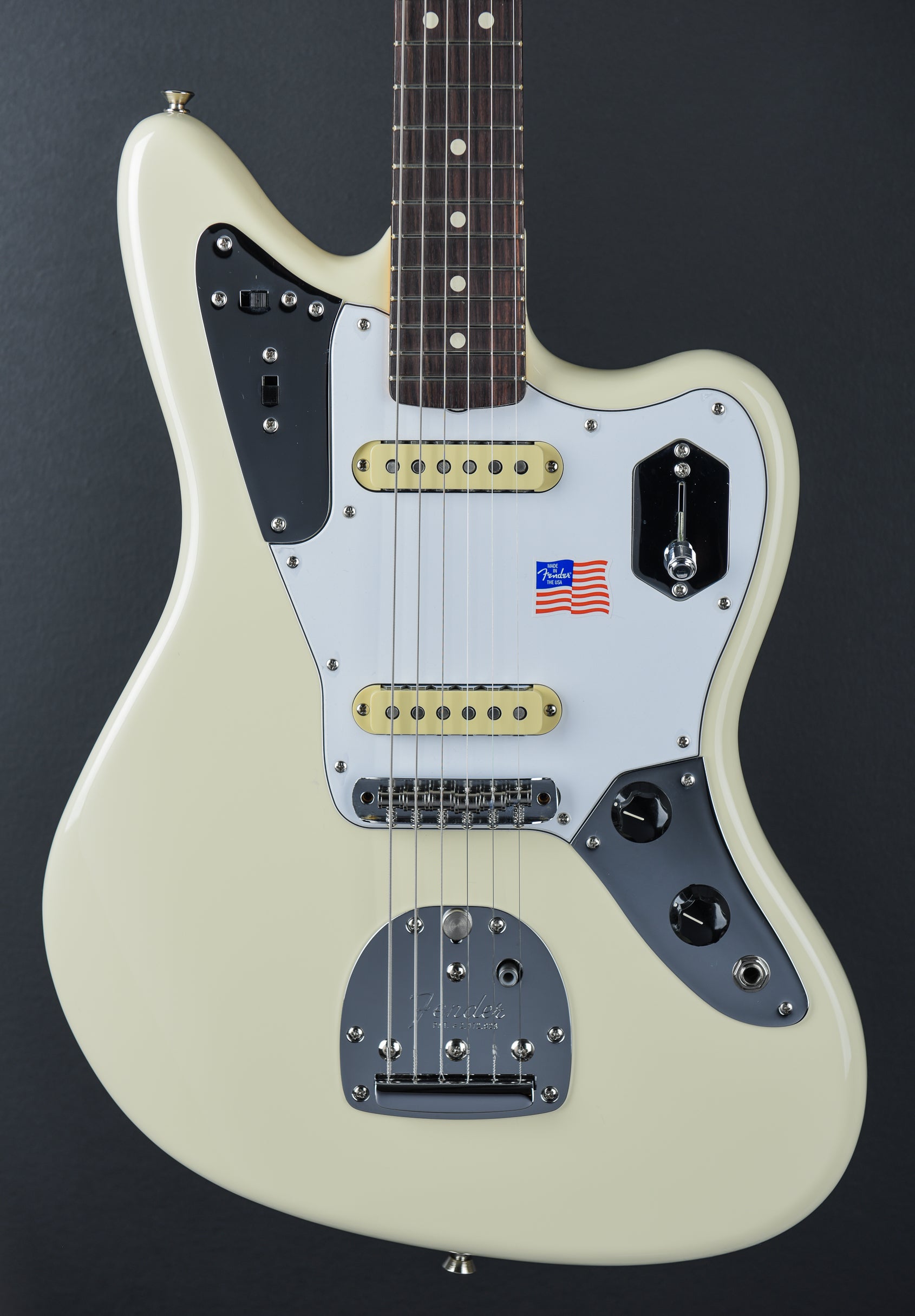 Johnny Marr Jaguar - Olympic White – Dave's Guitar Shop