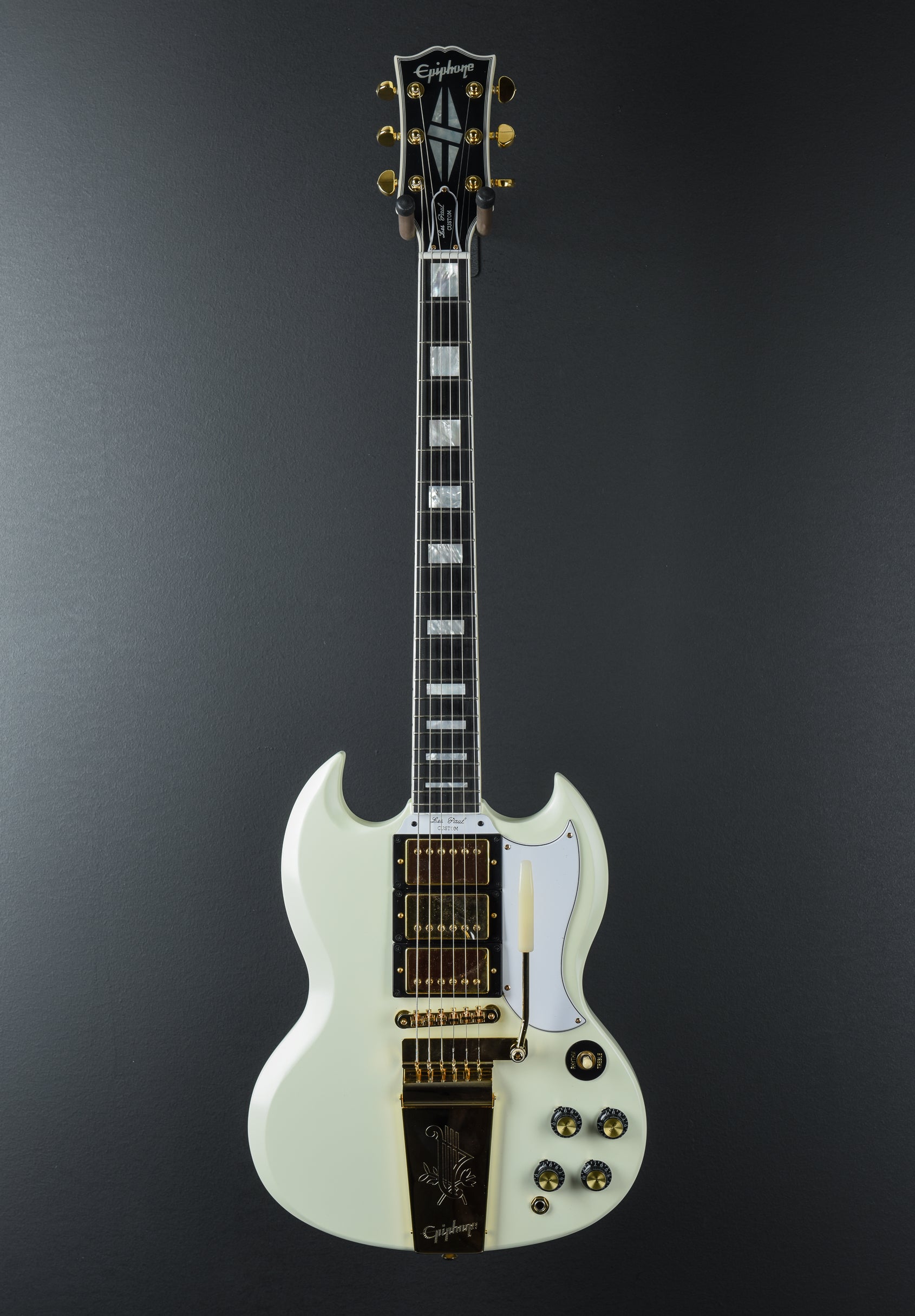 1963 Les Paul SG Custom w/Maestro Vibrola - Classic White – Dave's
