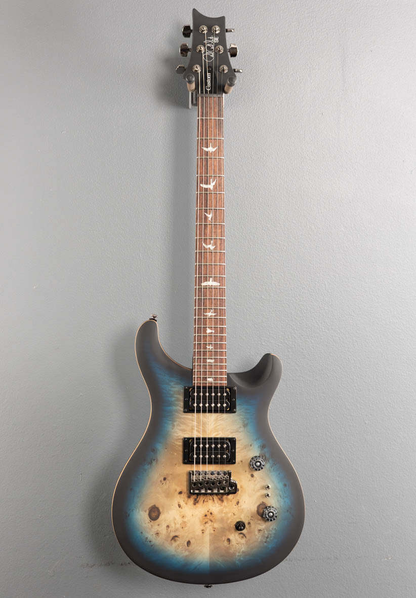 SE Custom 24-08 Poplar Burl Limited Edition - Lake Blue Midnight