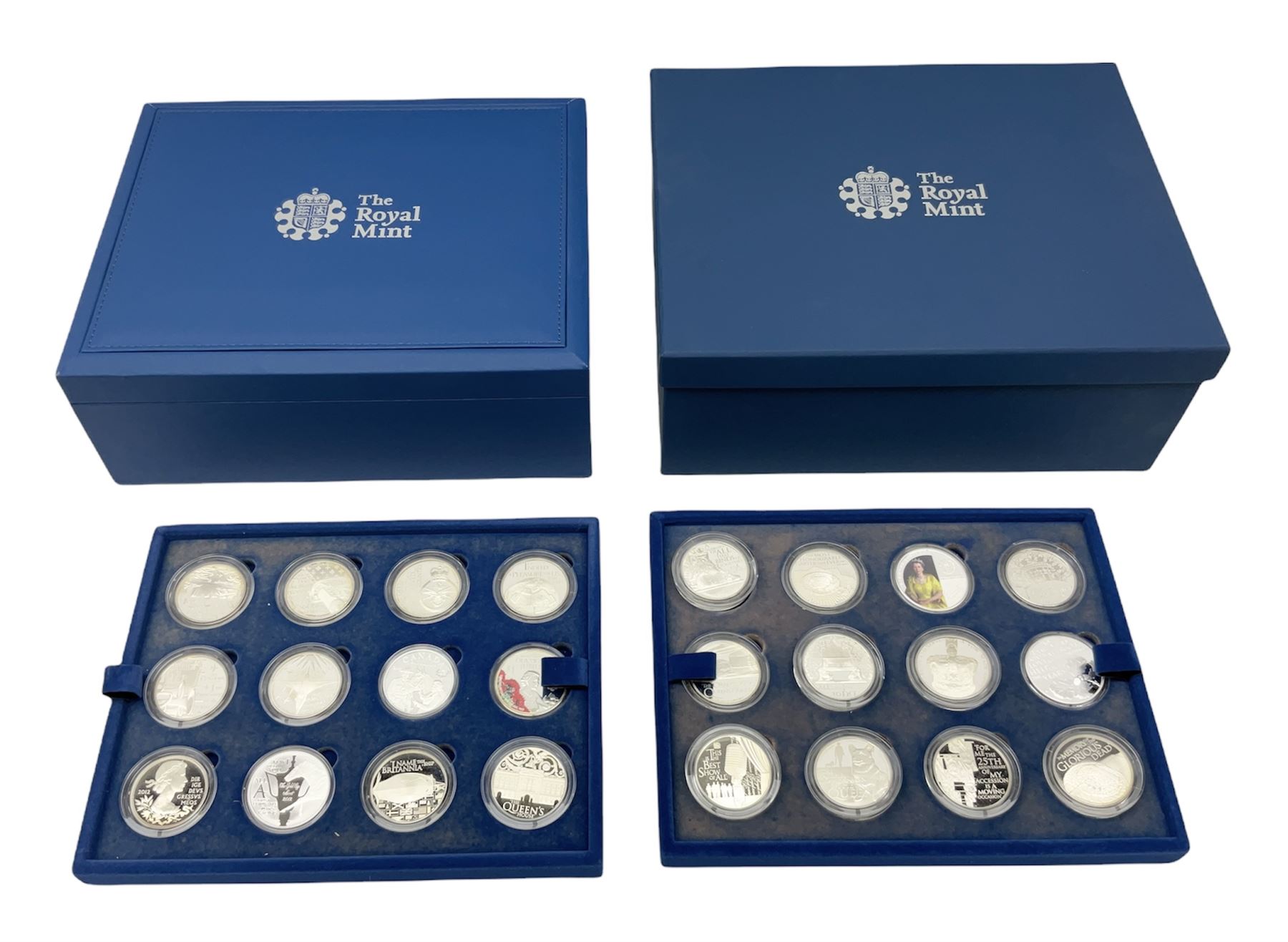 The Queen's Diamond Jubilee silver proof coin collection | Coins