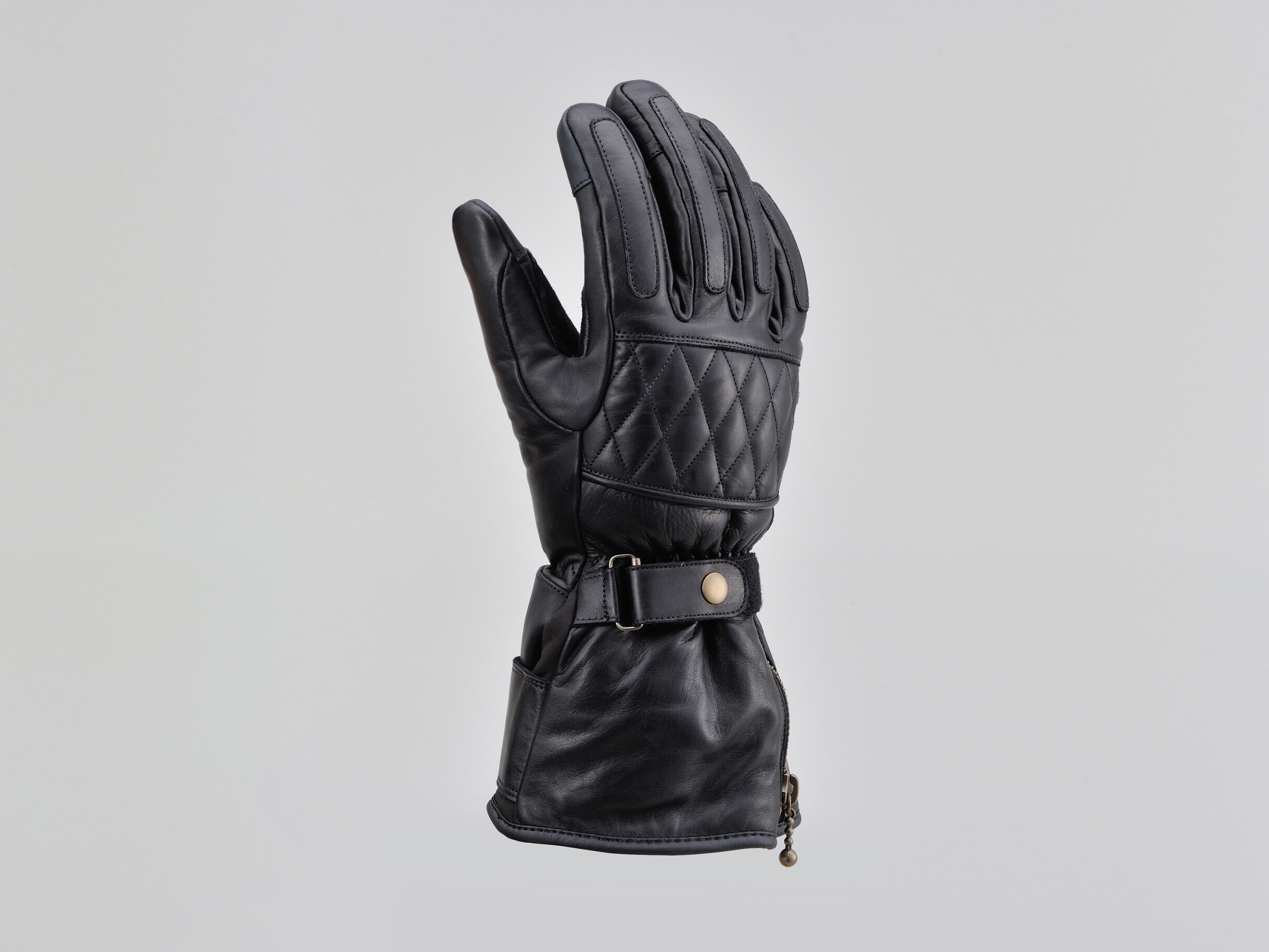 HBG-076 カウレザーロングウインターグローブ ブラック｜株式会社デイトナ