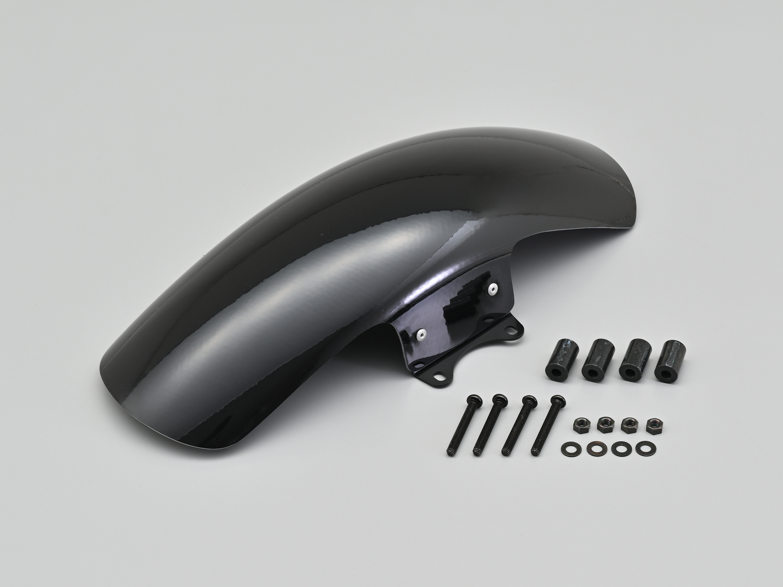 ショートフロントフェンダー FRP/ブラックゲルコート TW225E/200E