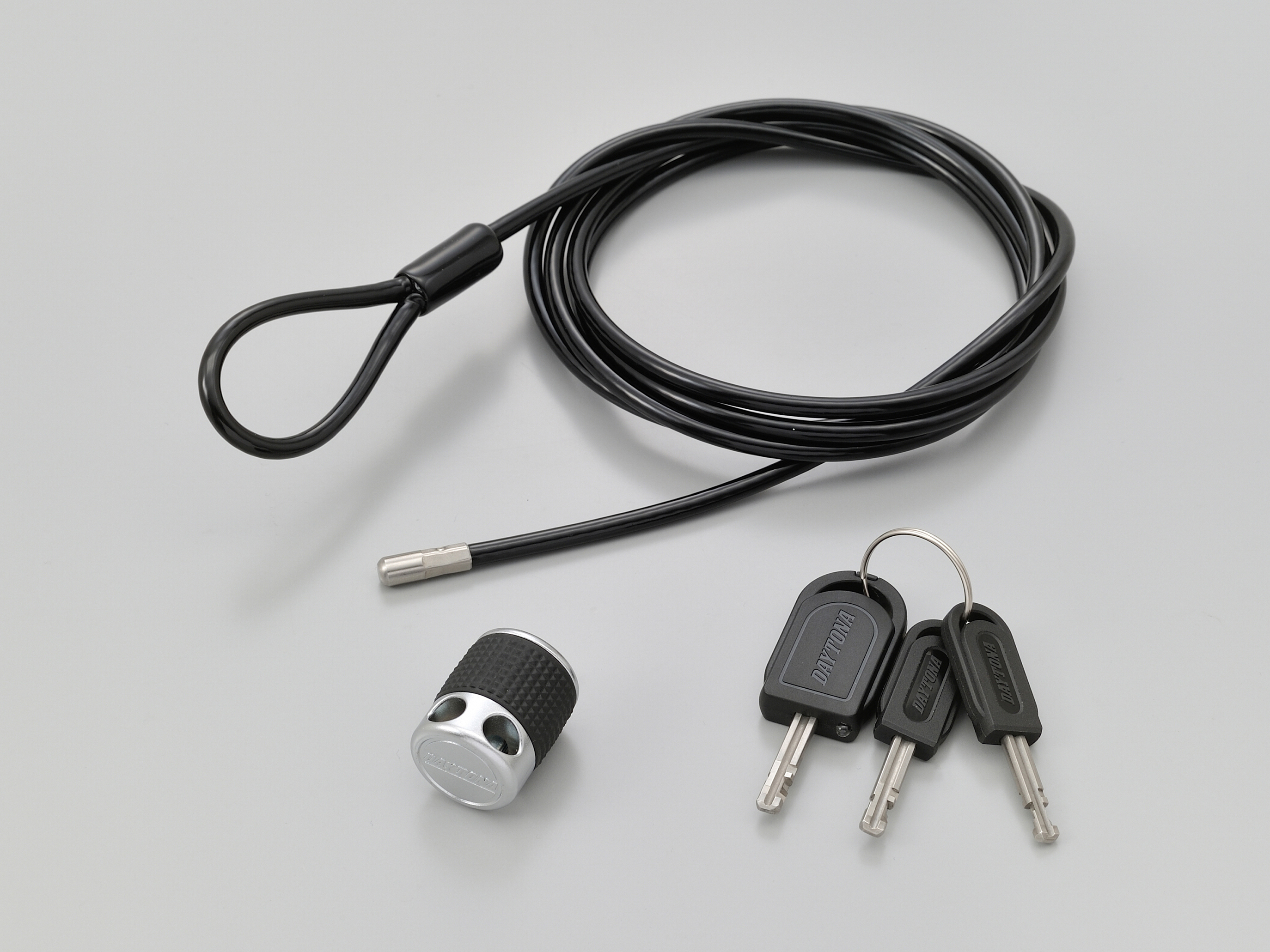 ストロンガーケーブルロック ブラック｜株式会社デイトナ