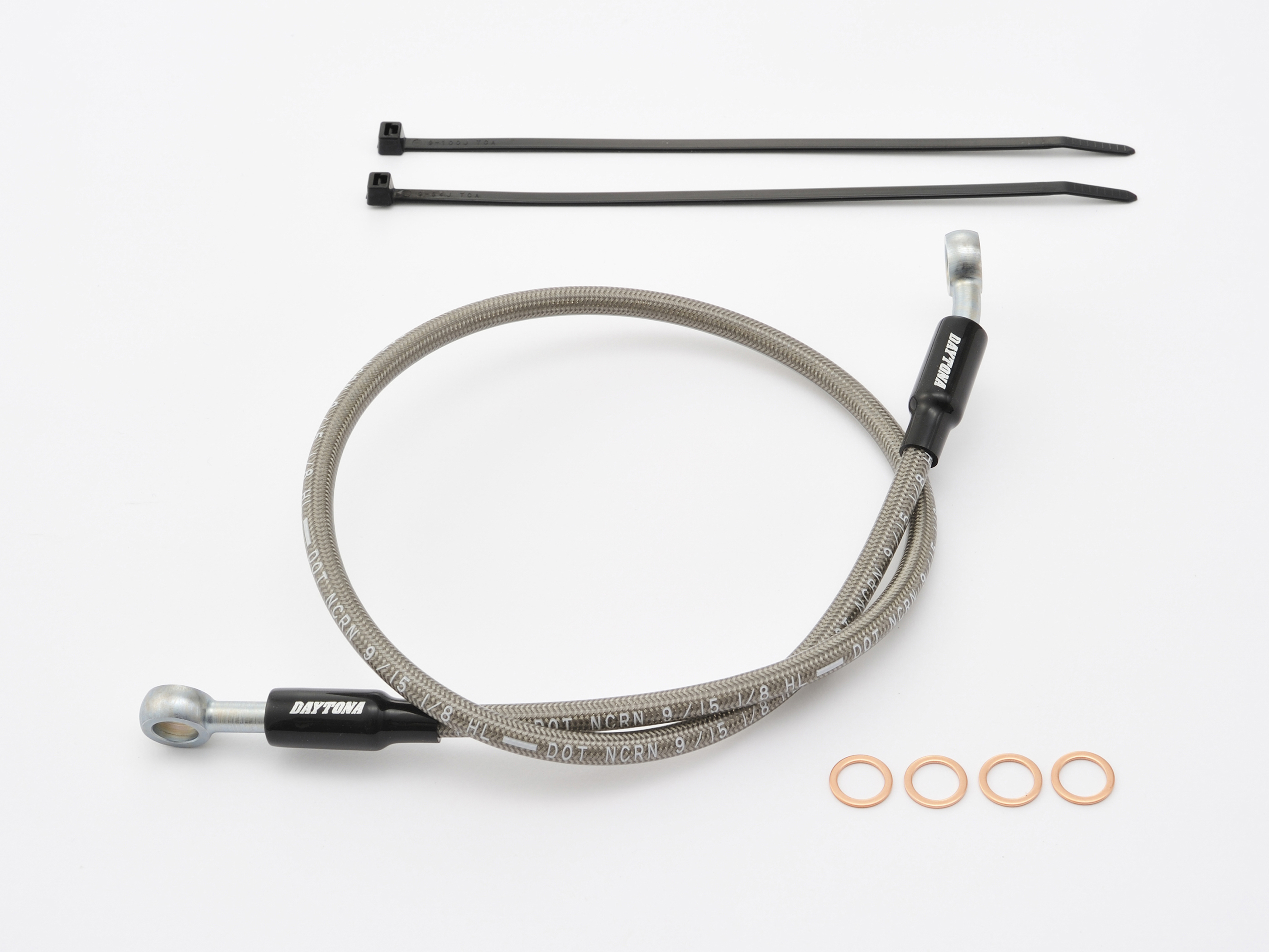 フロントブレーキホースキット スモークホース ステンレス T-MAX（08