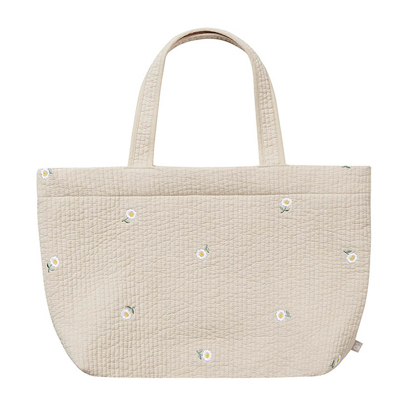 ヌビ・トートバッグ/デイジー/ベージュ(デイジー/ベージュ