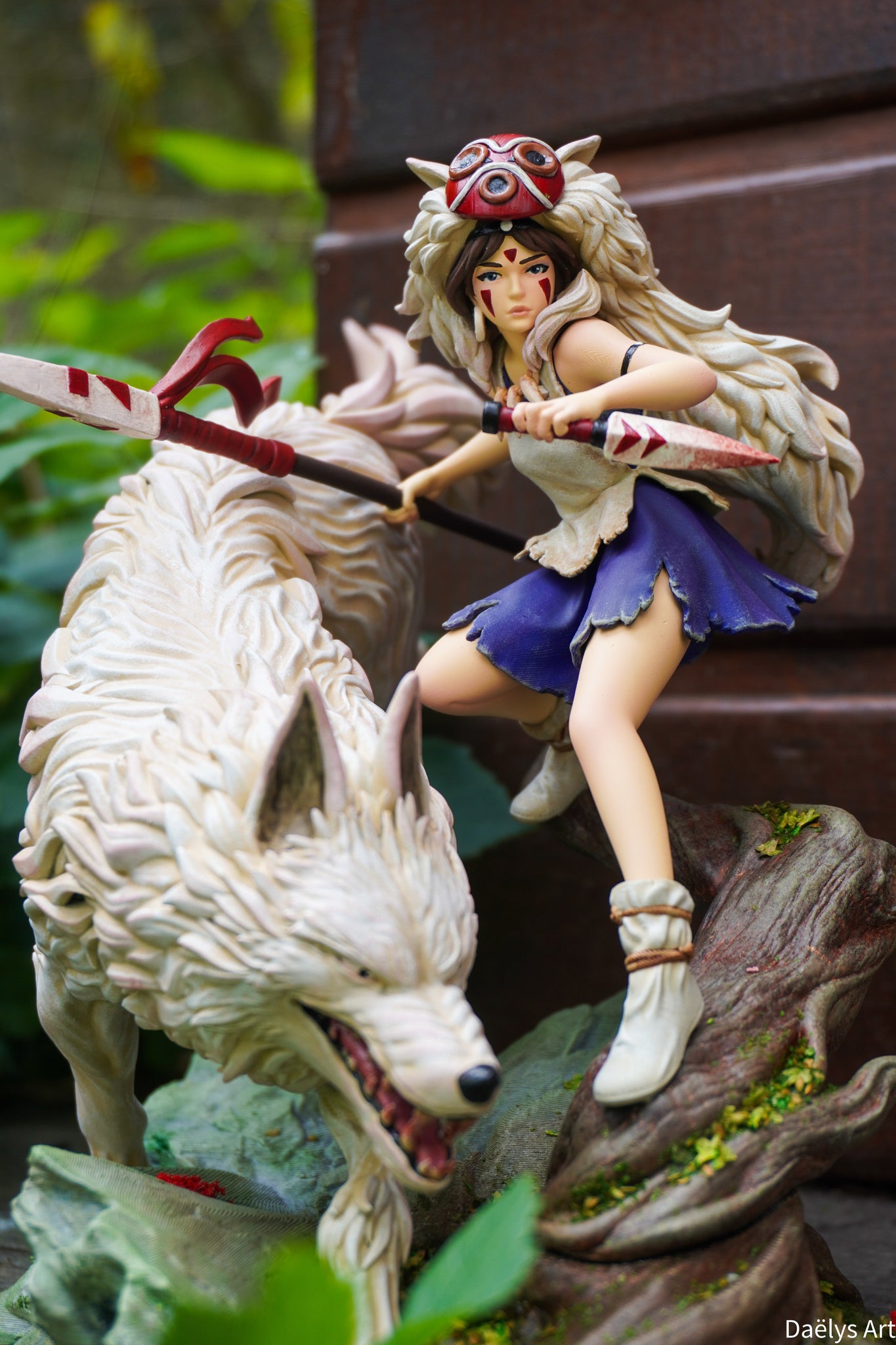 San Figurine - Princess Mononoke - With or without paint – Daëlys Art