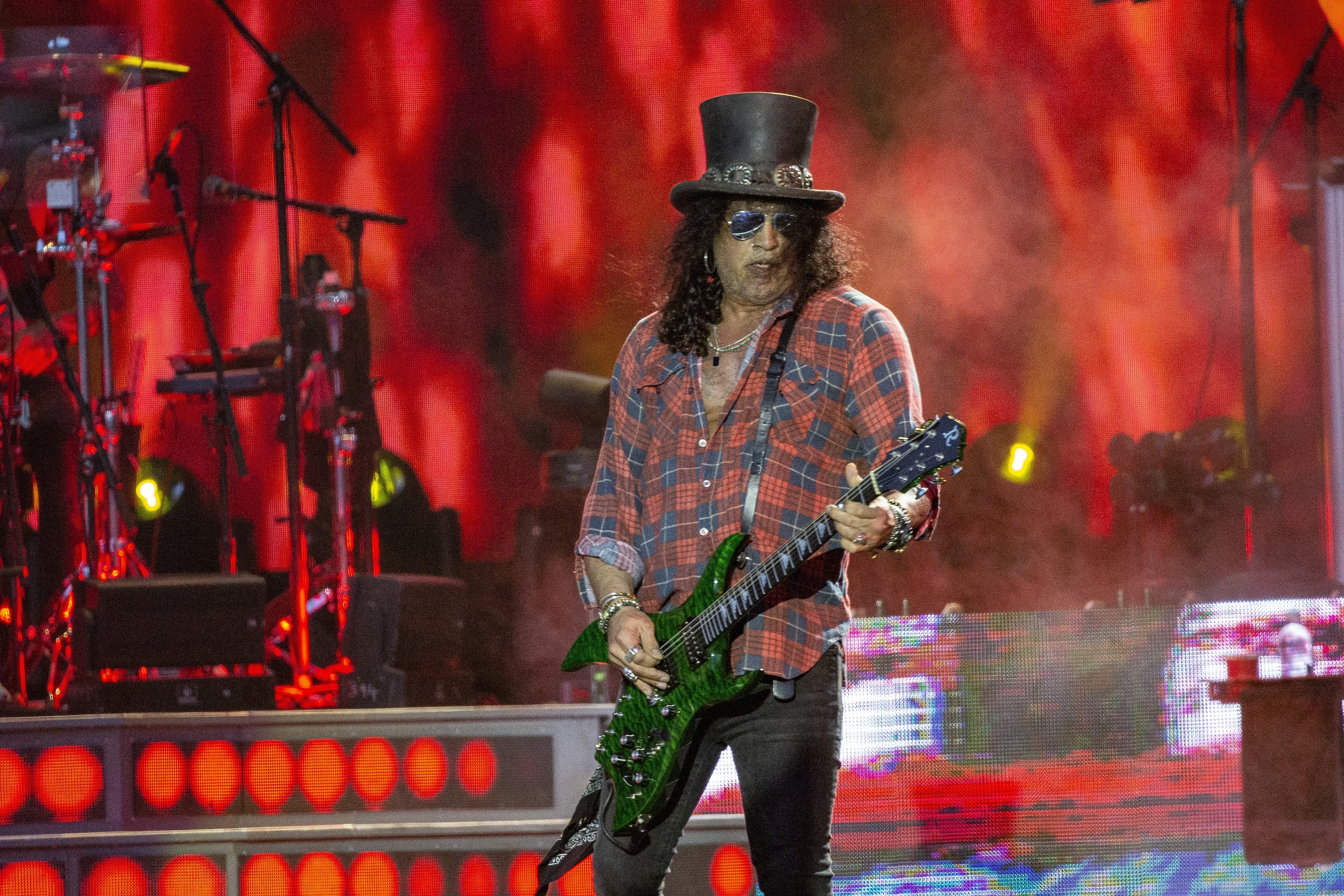 Guns N' Roses' Slash loves blues and summer festivals. So he