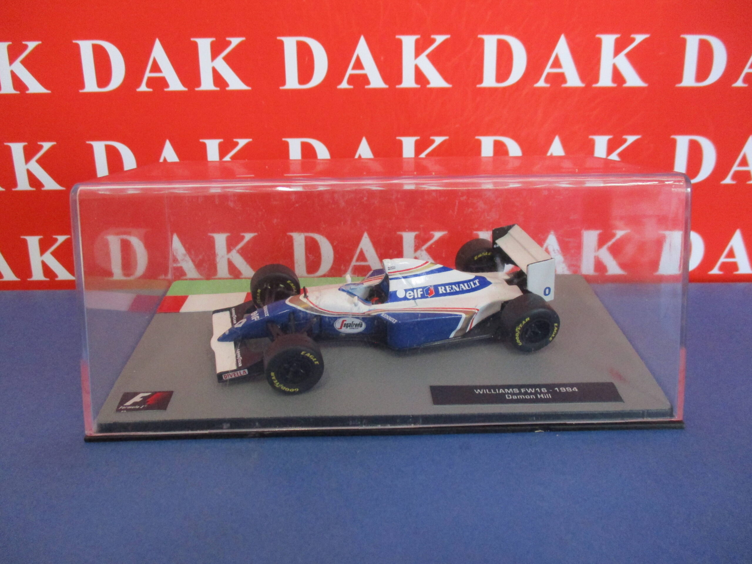 Die cast 1/43 Modellino Auto F1 Williams FW16 1994 D.Hill - Dak