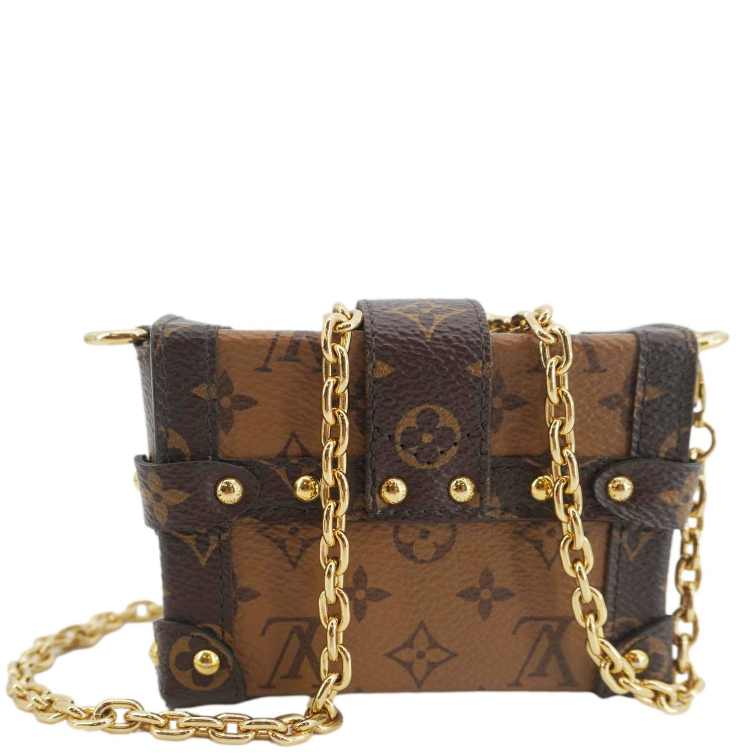 LOUIS VUITTON Essential Trunk NM Reverse Monogram Canvas Crossbody Bag