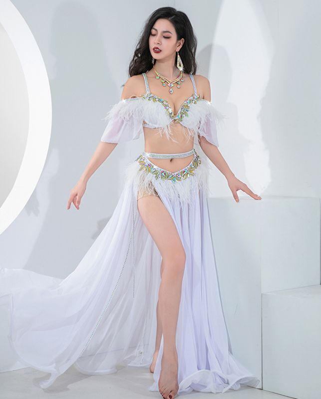 ベリーダンス衣装コスチューム--ブラ＋スカートYC105 - DanceQueen踊姫